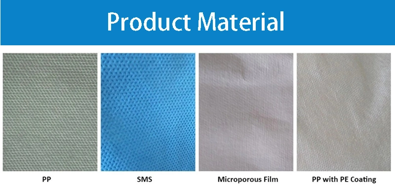 4/5/6 Taped Disposable Waterproof Overalls by SMS or Microporous Coveralls XL Film Laminated Materials